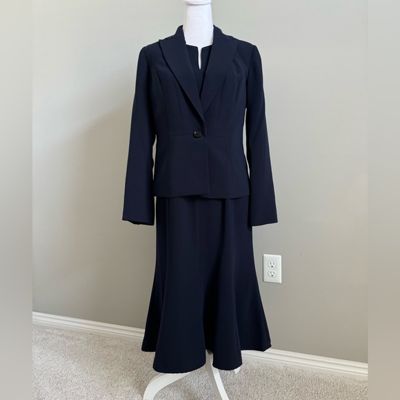 Pendleton Dresses & Skirts - Pendleton Dress and Blazer Set Navy Blue Size 4